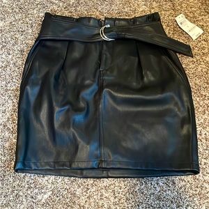 Leather skirt